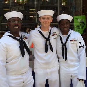Sailors in NYC mean it's Fleet Week!