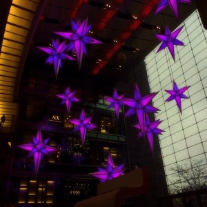 Stars in Lobby of Time Warner Building NYC.
